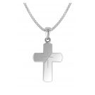 trendor 83785 Silber Kreuz-Anhänger